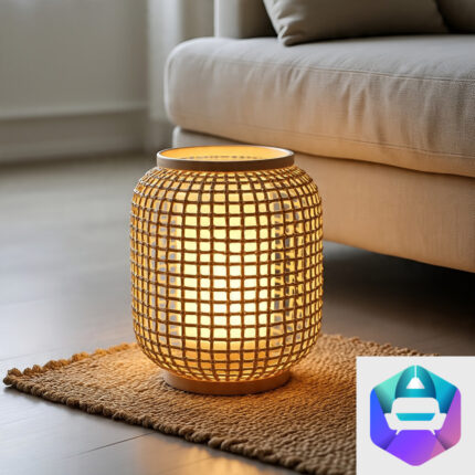 Vibrantden Soft Glow Woven Lantern